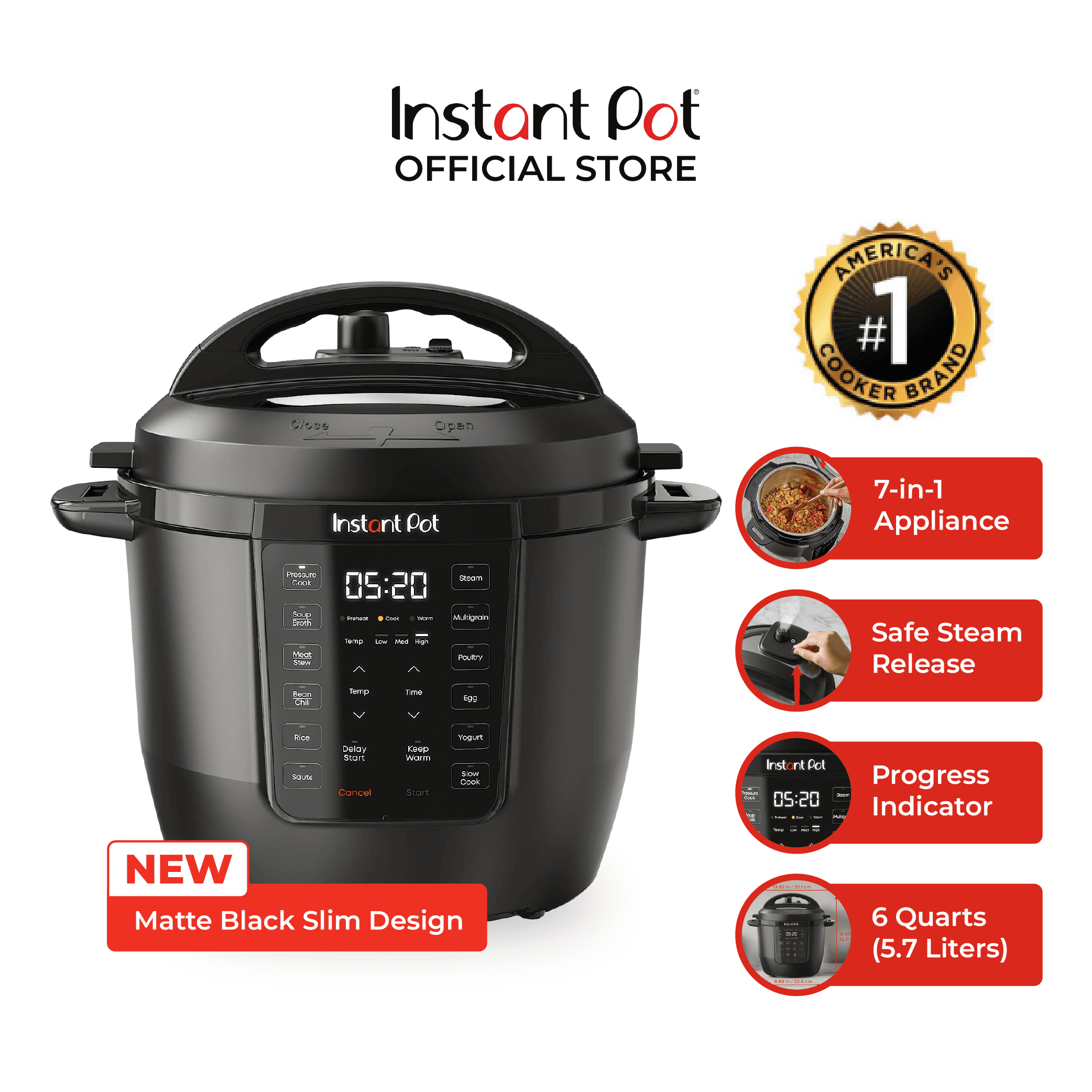 Instant Pot Singapore | Best Multi-Functional Smart Cooker