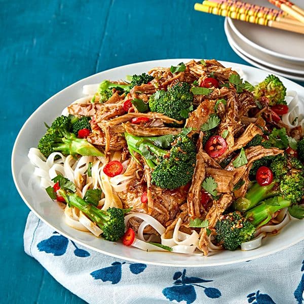 Asian Pork and Noodles Image