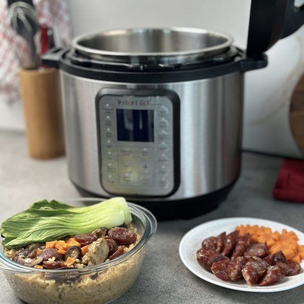 Claypot Chicken Rice with Bok Choy Image