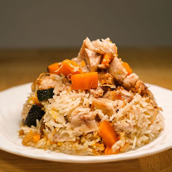 Fragrant Yam and Pumpkin Rice Image