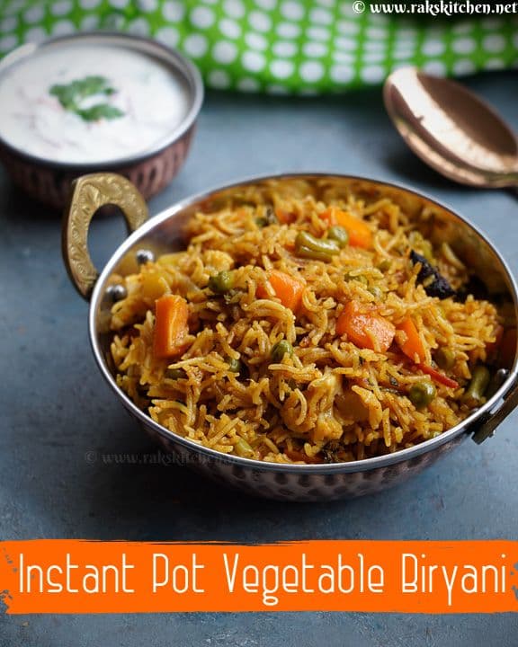 Rak's Kitchen's Vegetable Biryani Image