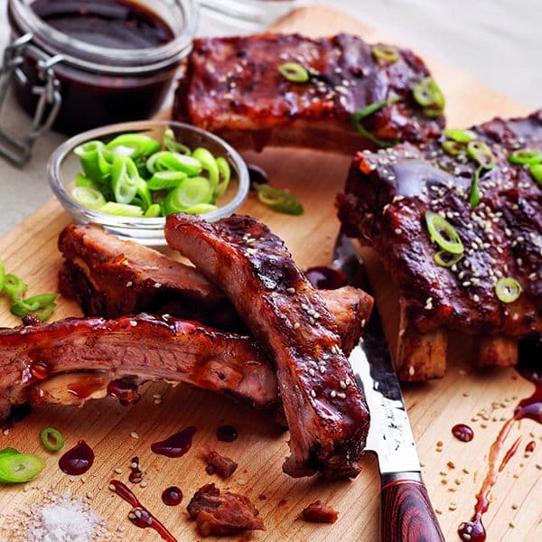 Bended Mini Rib Mini - Sweet & Spicy Asian Ribs - Instant Pot