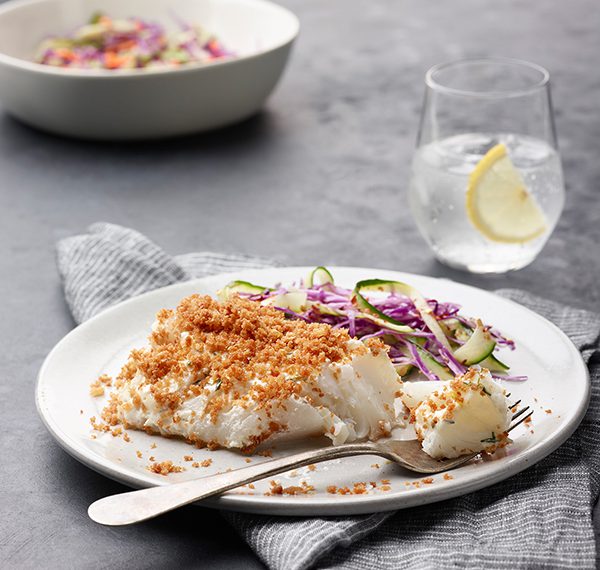 Panko-Crusted Cod