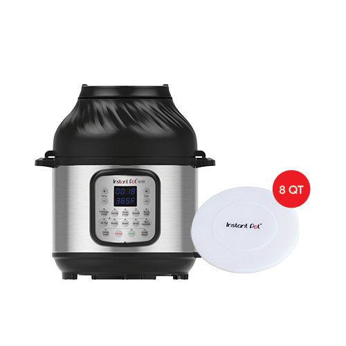 Instant Pot Duo Crisp Air Fryer 11 in 1 Multicooker 8 QT w 8QT Silicone Lid