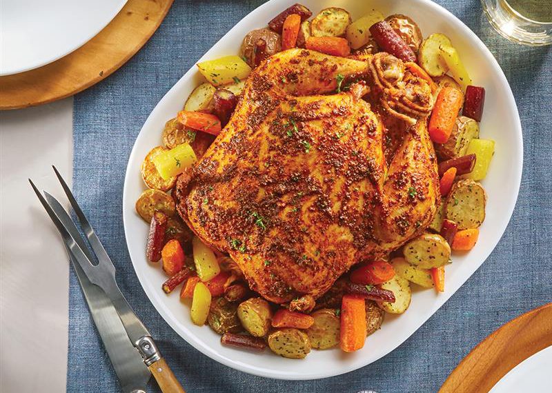 Omni Pro Rotisserie chicken